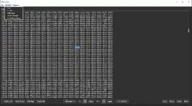 LinOLS Options menu with Find, Difference, Value Changer and Find Hex Address