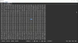 LinOLS Mappack menu showing Import Mappack and Export Mappack actions