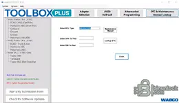 WABCO TOOLBOX PLUS 13.7.0.1 DTC and Maintenance Manual Lookup with SPN and FMI search