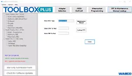 WABCO TOOLBOX PLUS 13.7.0.1 DTC and Maintenance Manual Lookup with SPN and FMI search