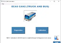 WABCO ECAS CAN2 in TOOLBOX PLUS 13.7.0.1 with Diagnostics and Calibration buttons WABCO ECAS CAN2 in TOOLBOX PLUS 13.7.0.1 with Diagnostics and Calibration buttons