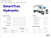WABCO SmartTrac Hydraulic in TOOLBOX PLUS 13.7.0.1 showing ECU status and wheel sensor data WABCO SmartTrac Hydraulic in TOOLBOX PLUS 13.7.0.1 showing ECU status and wheel sensor data