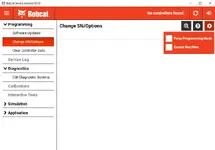 Bobcat Service Analyzer 92.0 Change SN and Options programming page Bobcat Service Analyzer 92.0 Change SN and Options programming page