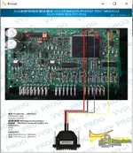 BDM pinout for MC9S12DT256 0L01Y Valeo PDC board showing GND VCC BKGD and RESET connections for VVDI Prog