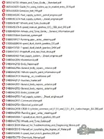 VAG workshop manuals pack file list including fuel supply petrol and diesel, 6-speed manuals 02Q 02S 0AJ, 7-speed DSG 02E OAM, electrical system, running gear, propshaft, maintenance, body repairs and communication