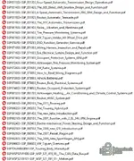 VAG SSP list featuring DSG 02E, 09G automatics, wiring diagrams reading, TPMS, air conditioning, batteries and body electrical manuals