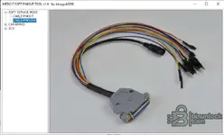 EGPT service harness preview showing multi lead cable for bench work