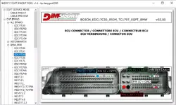 EDC17C50 BMW MINI connector diagram with GPT0 GPT1 CAN and power pins EDC17C50 BMW MINI connector diagram with GPT0 GPT1 CAN and power pins