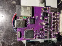 ESP32 WROOM32 installed on adapter with clean wiring using v3.9.6 tool