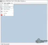 Siemens MS41 Flash Tool v1.05d file menu with partial 24 kb and full 256 kb options