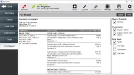 eTechnician v2.1 full diagnostic report with VIN and ECM details eTechnician v2.1 full diagnostic report with VIN and ECM details