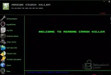 Airbag Crash Reset v7.8.4 main dashboard with modules list