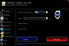 Airbag Crash Reset v7.8.4 Volvo SRS module screen with clear crash action Airbag Crash Reset v7.8.4 Volvo SRS module screen with clear crash action