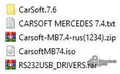 Carsoft BMW 6.5 SP1 package contents with manuals and setup