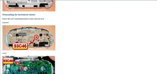 SRS-BOOK v1.4 instrument cluster images with 93C46 callouts for reference SRS-BOOK v1.4 instrument cluster images with 93C46 callouts for reference