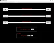 InfoGrabbr v1.1.01 options screen with folders and defaults