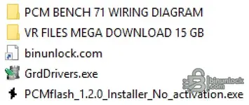 PCMflash Bench Kit — Wiring Diagrams and VR File Library