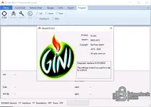 B022 build 105 about window with version details for Dr.Gini and EDIABAS diagnostic interface