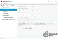 Cruise control options and test-drive input for KOMBI in Perfekt Toolbox 0.2b.