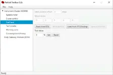 Fuel tank testing and motor step controls displayed in Perfekt Toolbox 0.2b. Fuel tank testing and motor step controls displayed in Perfekt Toolbox 0.2b.