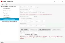 Switch consumption gauge to oil temperature and set thresholds using Perfekt Toolbox 0.2b. Switch consumption gauge to oil temperature and set thresholds using Perfekt Toolbox 0.2b.