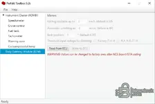 KGM mirror folding and dimming parameters available from Perfekt Toolbox 0.2b.
