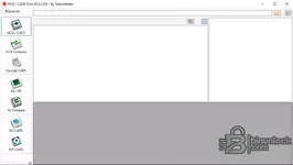 Main NCD/CAFD viewer workspace ready to load coding data for inspection.