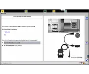 MAN Cats II v12–v14.01 connection prompt showing diagnostic socket and MAN T200 communication interface MAN Cats II v12–v14.01 connection prompt showing diagnostic socket and MAN T200 communication interface