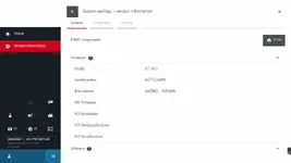 PIWIS v42.950 system version information showing VCI and software components PIWIS v42.950 system version information showing VCI and software components
