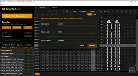 ECU selection set to SAGEM S3000 for a Renault application inside TunerPad. ECU selection set to SAGEM S3000 for a Renault application inside TunerPad.