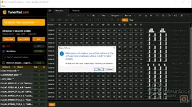 TunerPad Windows message suggesting to download the latest version to repair software. TunerPad Windows message suggesting to download the latest version to repair software.