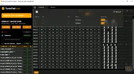 TunerPad hex editor with the “Close all” tabs overlay displayed at the top. TunerPad hex editor with the “Close all” tabs overlay displayed at the top.