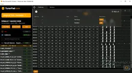 TunerPad hex editor with the “Close all” tabs overlay displayed at the top. TunerPad hex editor with the “Close all” tabs overlay displayed at the top.