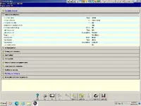 Autodata v3.45 technical data view with ignition specs and lubrication details