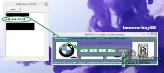 BMW ISTA-P 3.72.x 3.73.x 4.3 setup screen