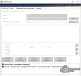 NCS Dummy 0.6.10 Modules and Traces main window after launch with empty trace editor and status log.