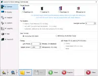 EFI Live v8.4.70 AutoCal V2 device settings window showing target device, file system, timing and LED mode options. EFI Live v8.4.70 AutoCal V2 device settings window showing target device, file system, timing and LED mode options.