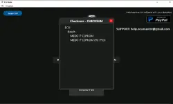ECUMaster v1.0.0 checksum window with Bosch MEDC17 EEPROM and TC1793 ECU options. ECUMaster v1.0.0 checksum window with Bosch MEDC17 EEPROM and TC1793 ECU options.