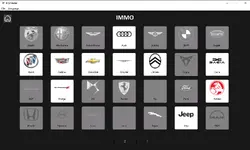 ECUMaster v1.0.0 IMMO brand selection screen for Audi, BMW, Fiat, Ford, Jeep and other marques. ECUMaster v1.0.0 IMMO brand selection screen for Audi, BMW, Fiat, Ford, Jeep and other marques.