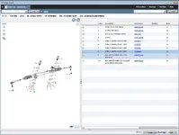 Chrysler EPC5 2020-09 steering gear rack exploded view with linked parts list for Dodge Viper. Chrysler EPC5 2020-09 steering gear rack exploded view with linked parts list for Dodge Viper.