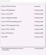 Chrysler EPC5 2020-09 installer progress window listing Snap-on EPC infrastructure application and Chrysler data components. Chrysler EPC5 2020-09 installer progress window listing Snap-on EPC infrastructure application and Chrysler data components.