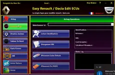 Easy Renault 6.1.4 airbag module view with identification reading VIN change default code erase and crash clear options. Easy Renault 6.1.4 airbag module view with identification reading VIN change default code erase and crash clear options.