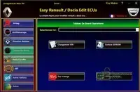 Easy Renault 6.1.4 tableau de bord operations for Renault and Dacia dashboard VIN change EEPROM read write and service reset.