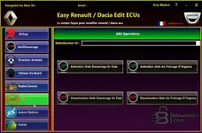 Easy Renault 6.1.4 hidden options screen for gear shift indicator extra indicator and engine temperature display activation on Renault and Dacia.