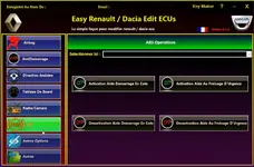 Easy Renault 6.1.4 hidden options screen for gear shift indicator extra indicator and engine temperature display activation on Renault and Dacia. Easy Renault 6.1.4 hidden options screen for gear shift indicator extra indicator and engine temperature display activation on Renault and Dacia.