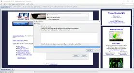 TunerStudio MS v3.0.18 device detect window for COM port scan and ECU connection setup with USB serial drivers. TunerStudio MS v3.0.18 device detect window for COM port scan and ECU connection setup with USB serial drivers.