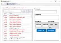 PTT v2.8.360 parameters for Version3 and Version4 with find and min max fields