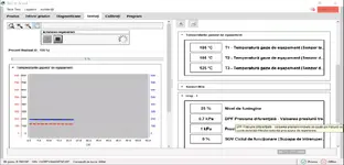 PTT v2.8.360 DPF regeneration monitoring with exhaust temperatures and soot level graphs