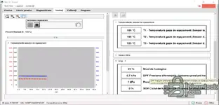 PTT v2.8.360 DPF regeneration monitoring with exhaust temperatures and soot level graphs