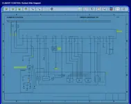 Climate control system wiring diagram schematic in the Volvo truck electrical wiring documentation viewer for 2018.